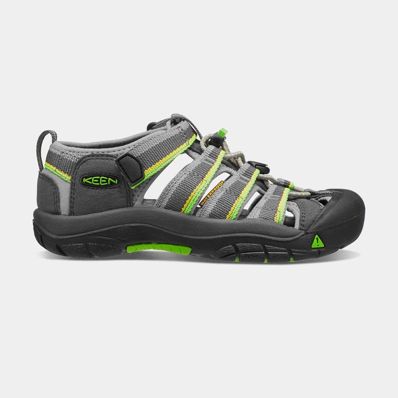 Sandalias Keen Newport H2 Para Niños Grises/Verdes - Sandalias Keen Mexico (435279-NLJ)